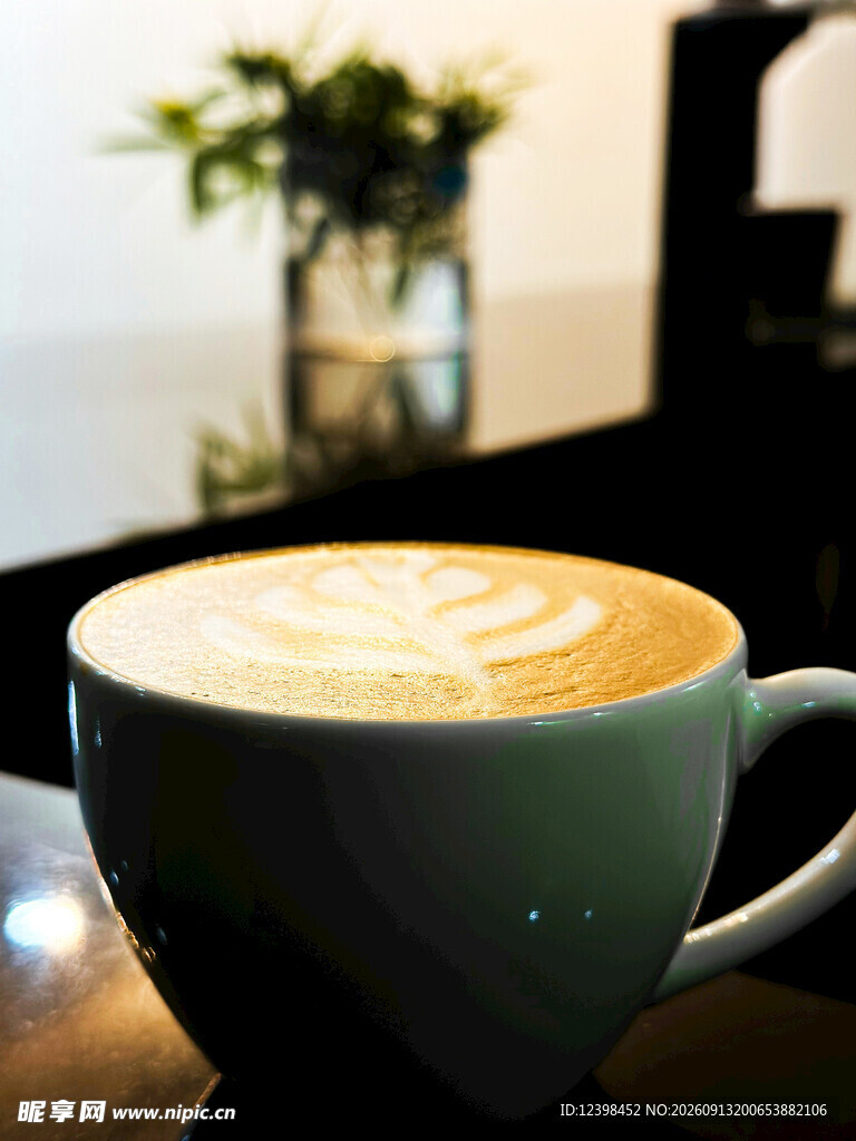 精致拉花咖啡杯