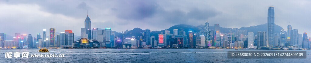 城市天际线繁华都市景观