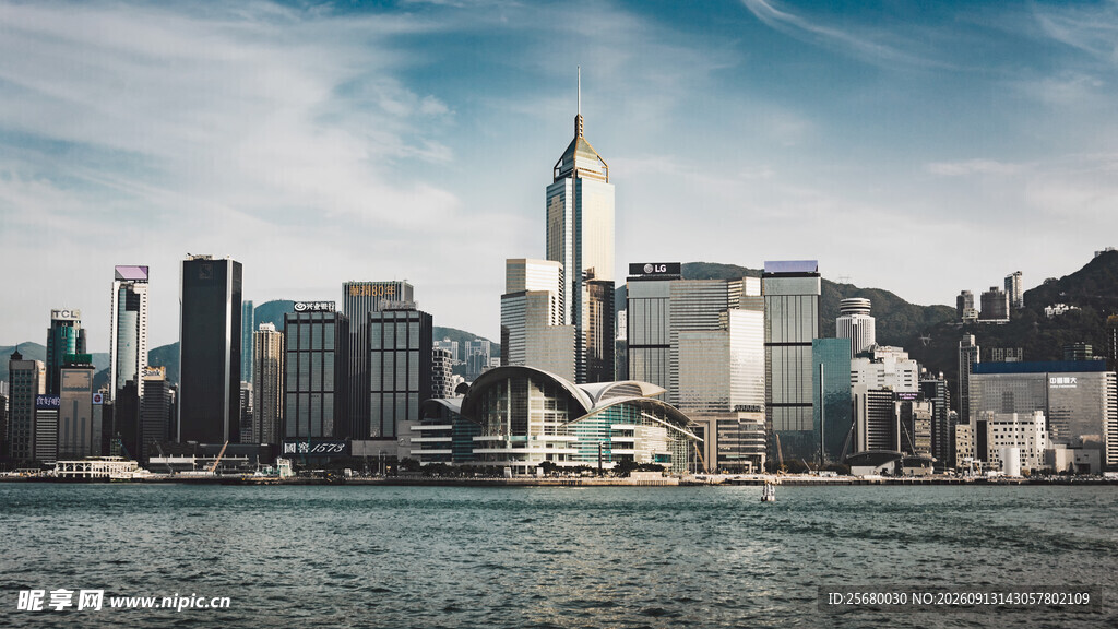纽约城市天际线景观