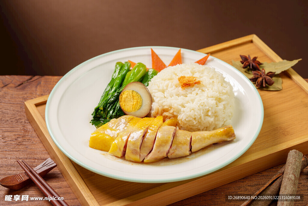 美味鸡肉盖饭套餐