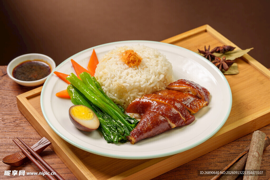 美味叉烧饭套餐