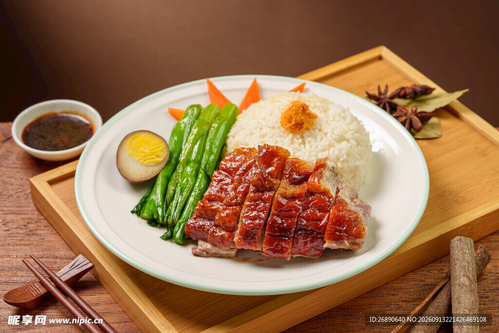 美味叉烧饭套餐