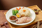 美味鸡肉套餐饭
