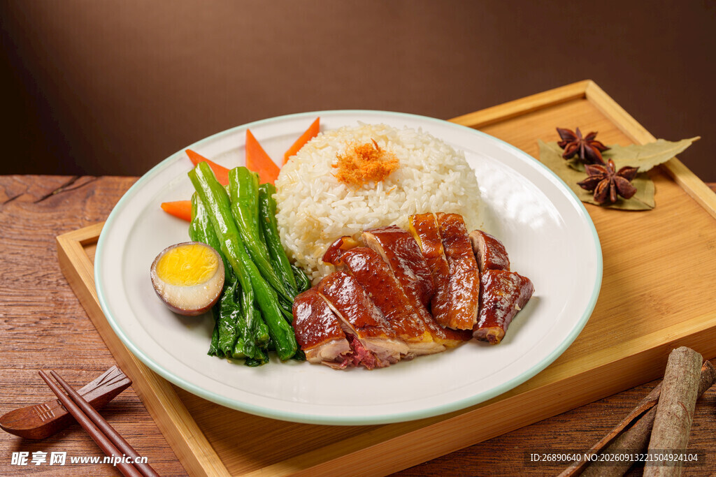 美味叉烧饭套餐