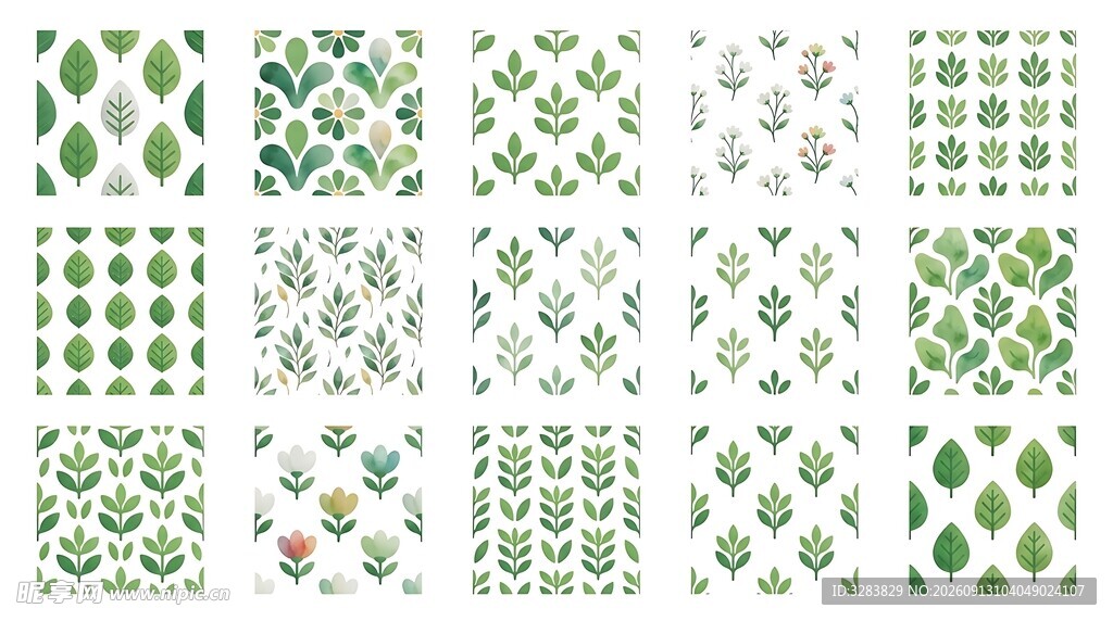 绿植纹样合集