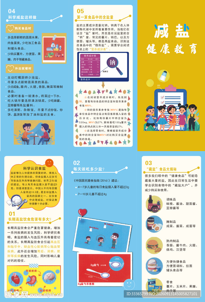减盐健康教育
