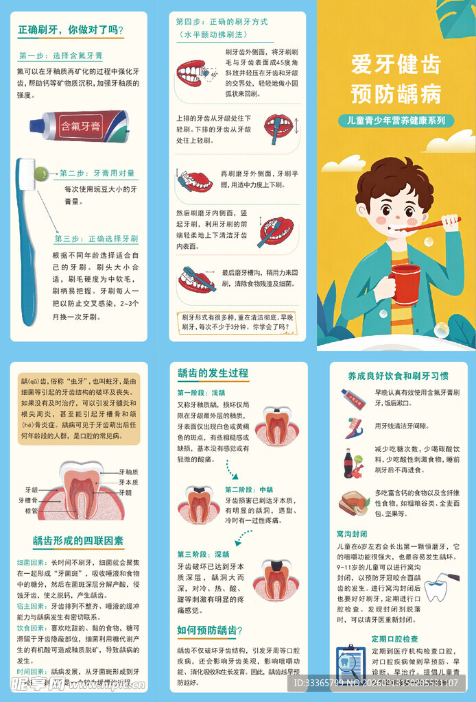 爱牙健齿预防龋病