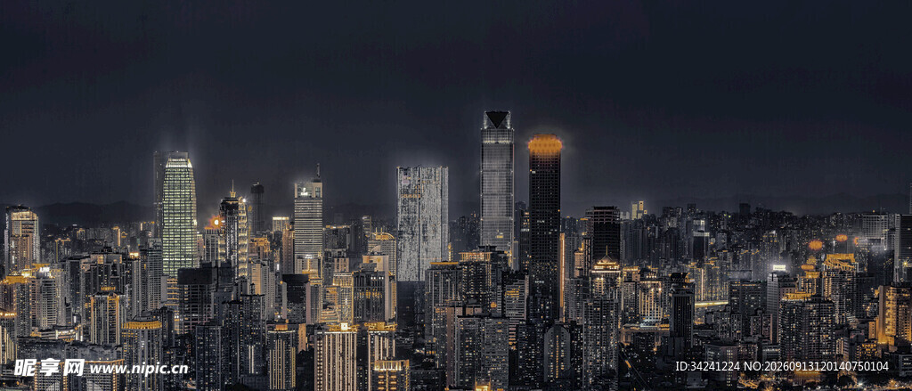 都市璀璨夜景