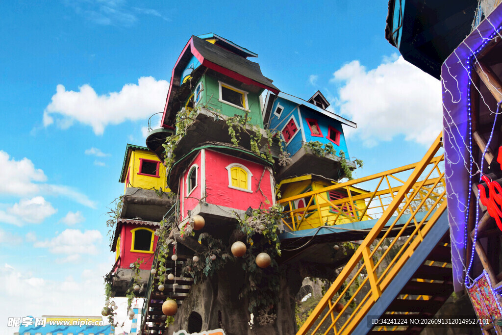 重庆洪崖洞特色建筑景观