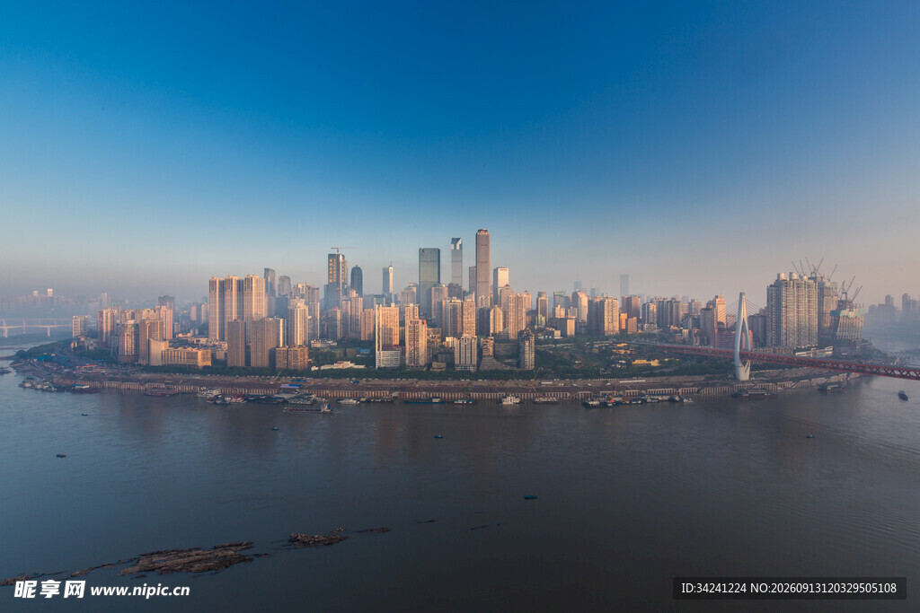 重庆城市天际线壮丽景观