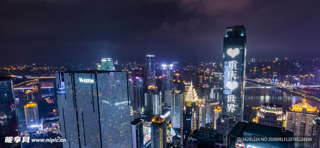 繁华都市夜景