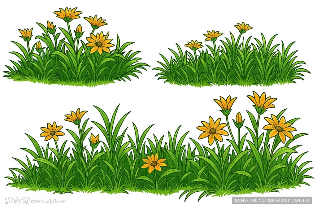 花草插画素材