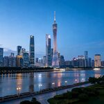 广州璀璨都市夜景