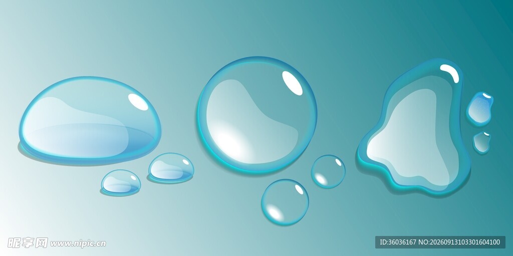 水滴背景素材