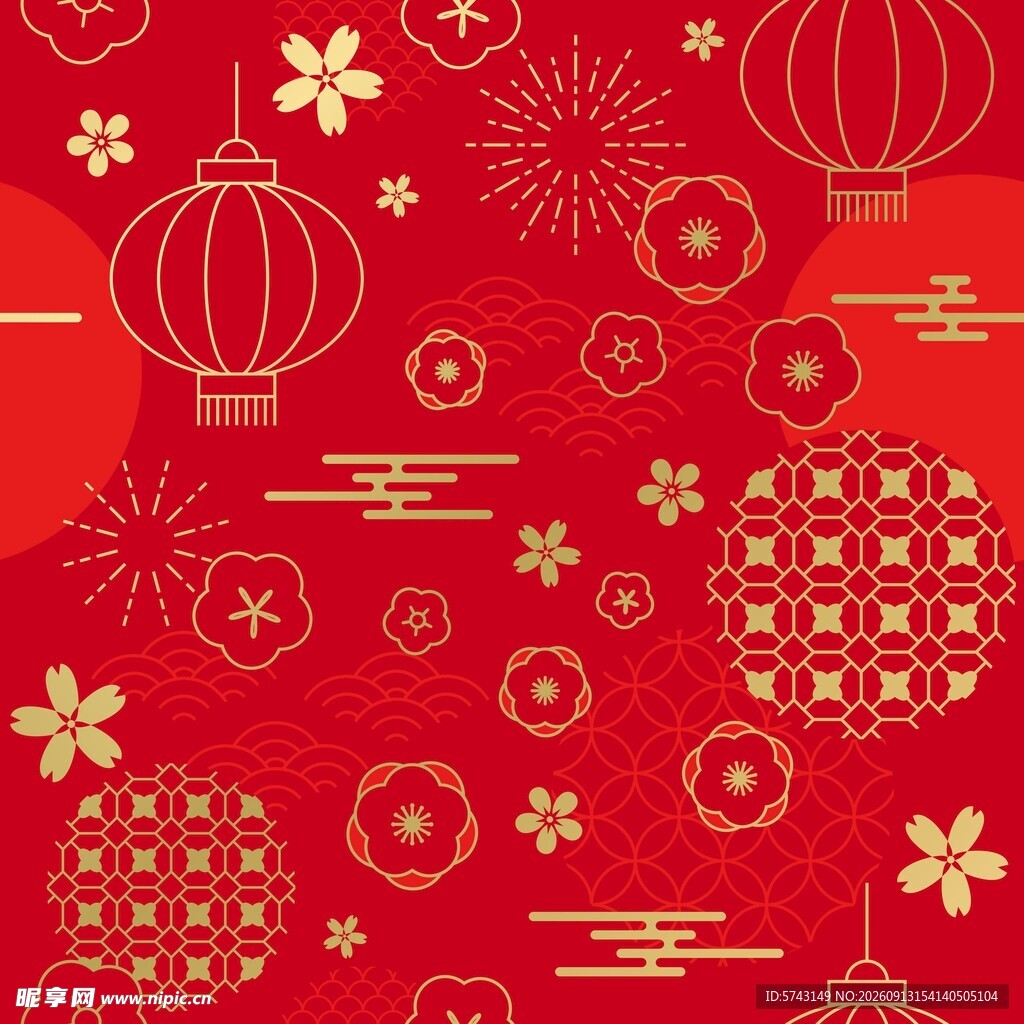 新春喜庆背景