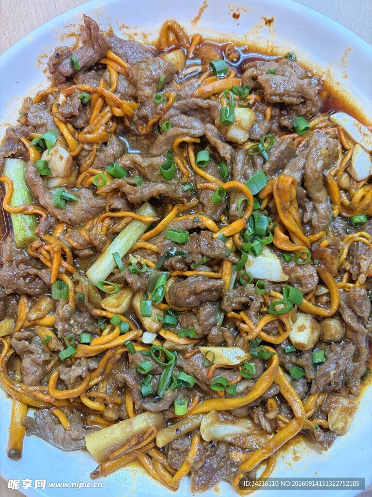 虫草花蒸牛肉