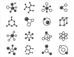 分子结构图标