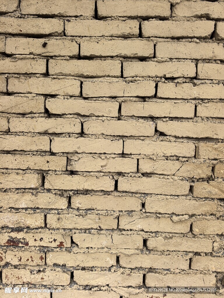 复古砖墙纹理背景图