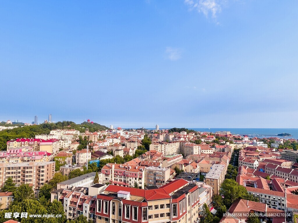 海滨城市多彩建筑景观 青岛