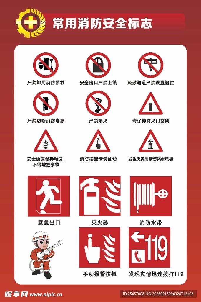消防标志  