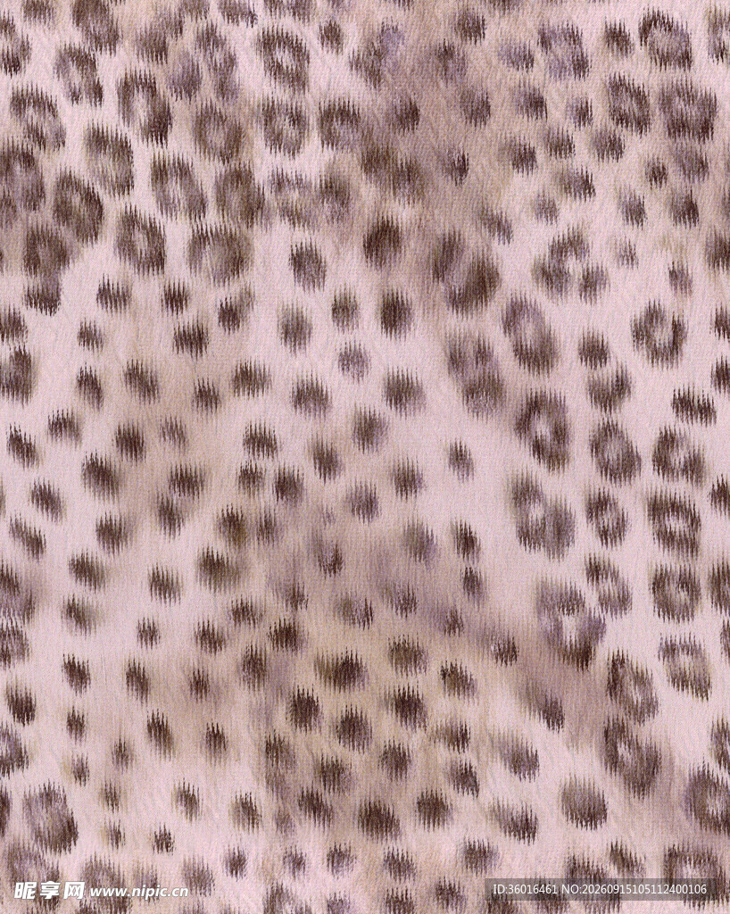 粉色豹纹布料纹理