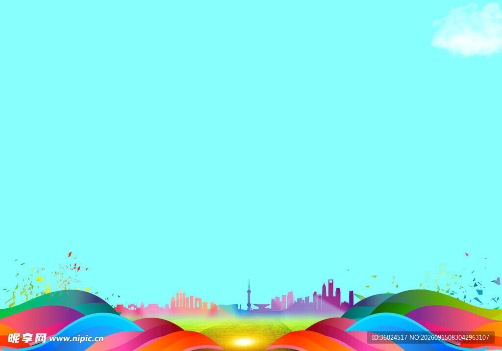 蓝色运动背景