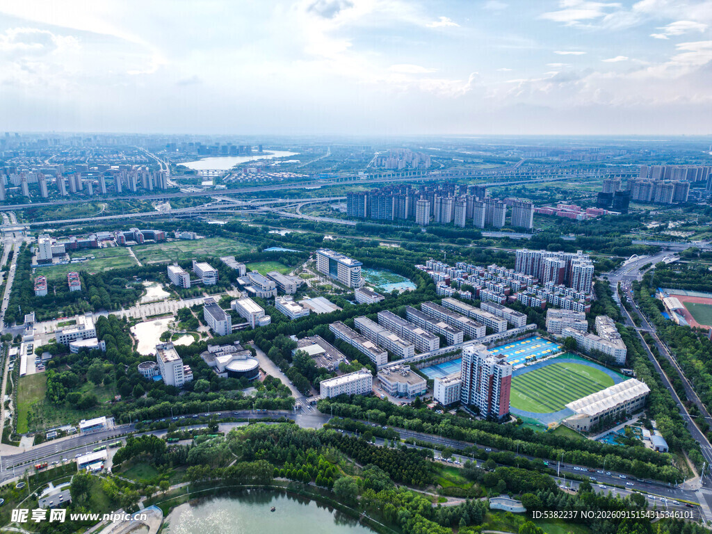城市景观鸟瞰图