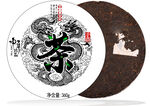传统普洱茶饼展示