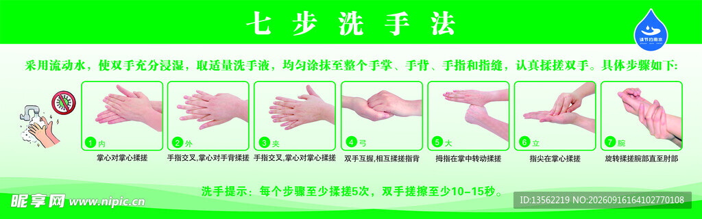 七步洗手法