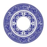 中国古代风车马瑞兽纹饰无缝纹样