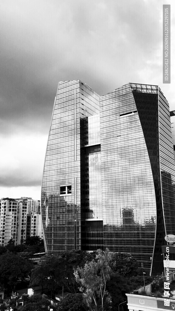 现代城市摩天大楼景观