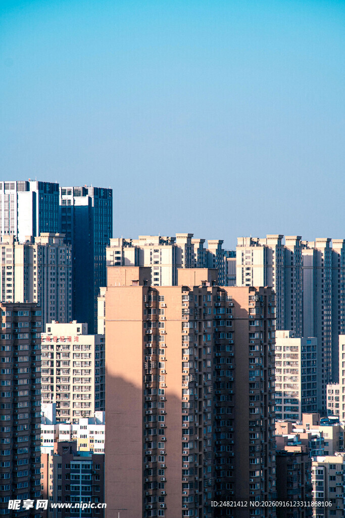 城市高楼林立景观