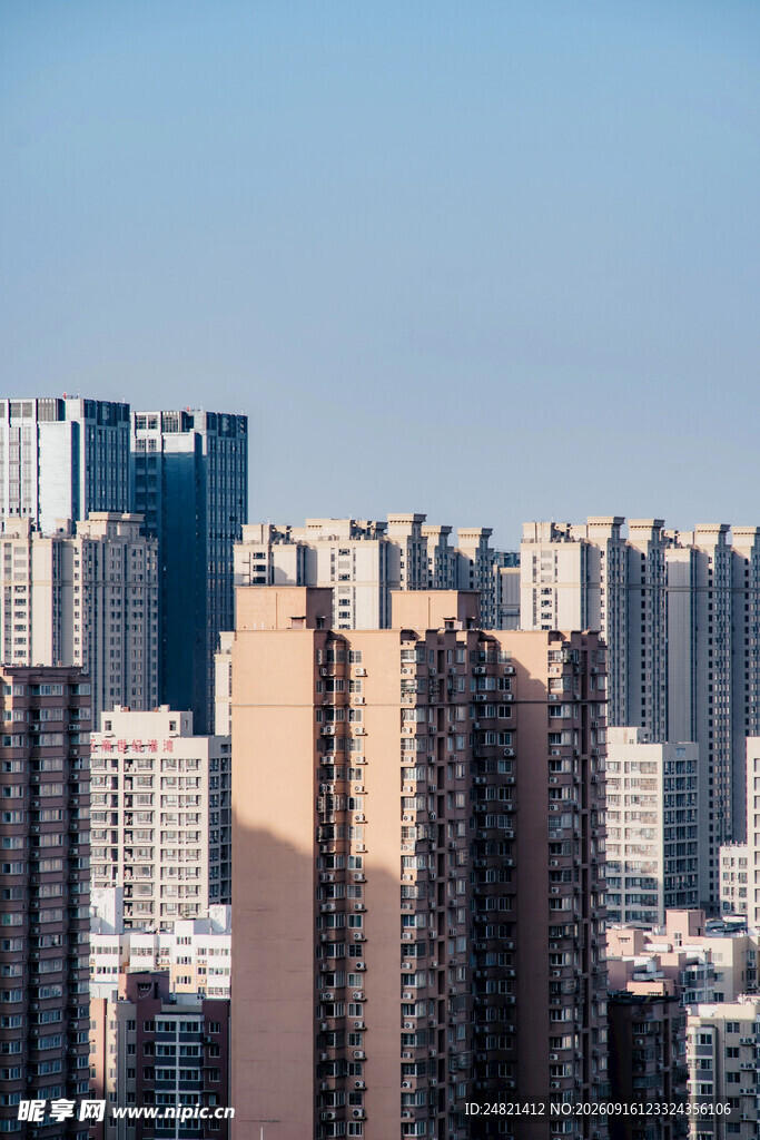 城市高楼林立景观