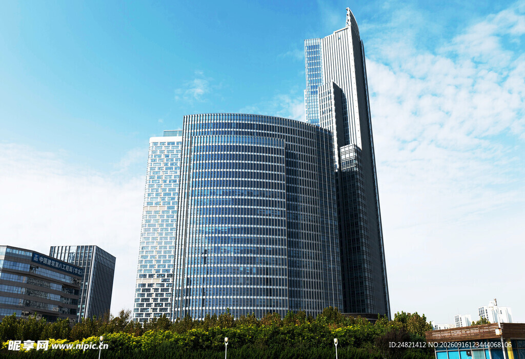 现代都市摩天大楼景观