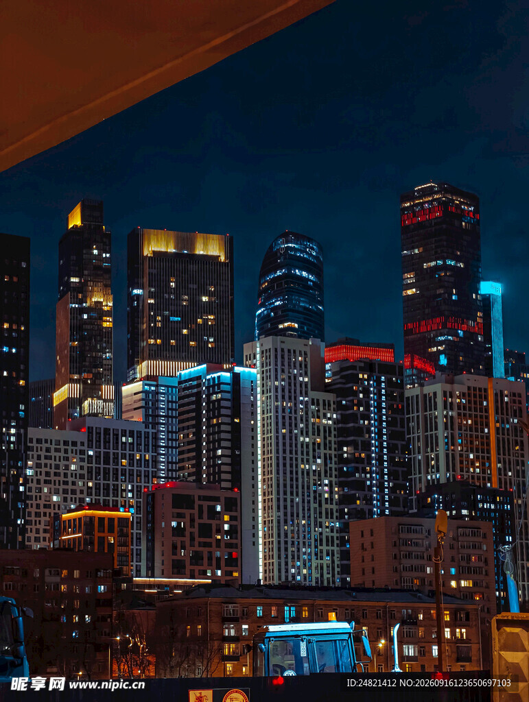 都市璀璨夜景