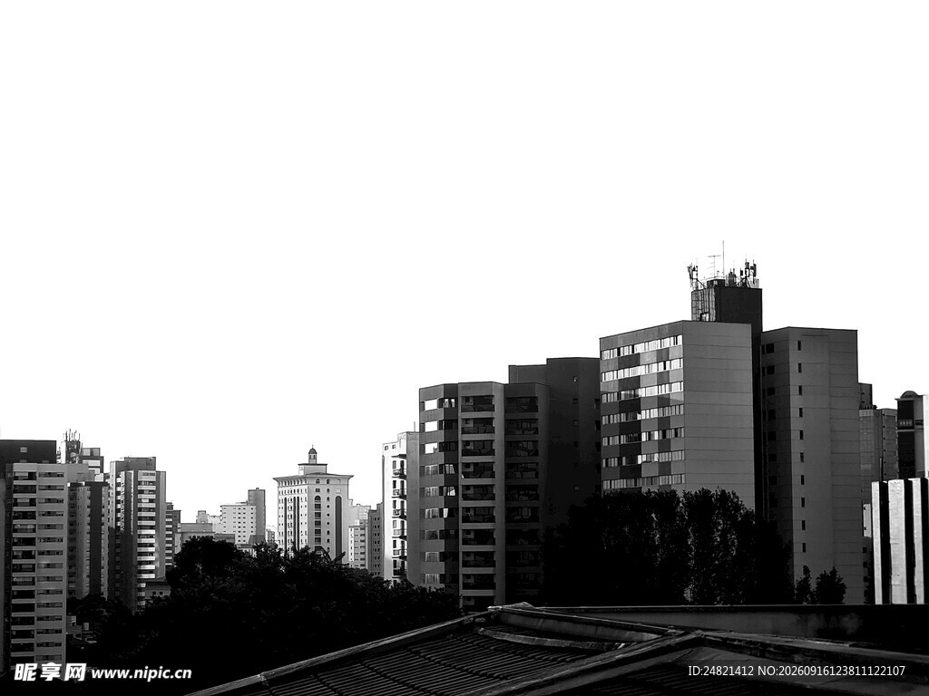 城市建筑群景观
