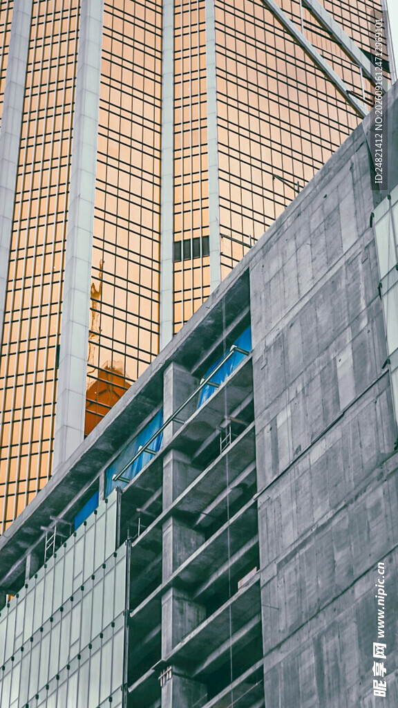 城市建筑局部景观