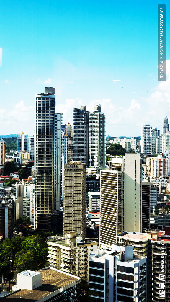 繁华都市高楼景观