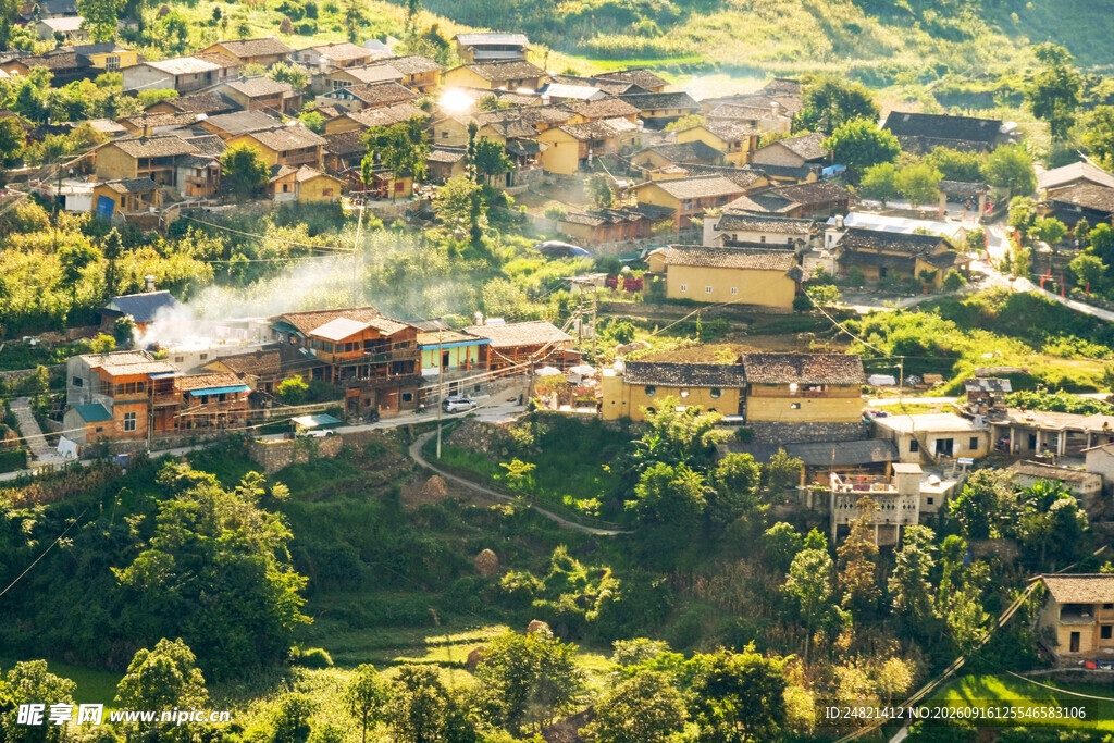 山间村落美景