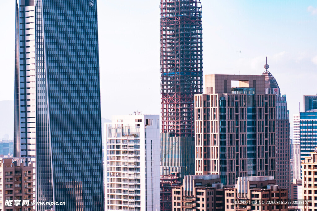 都市高楼林立景观