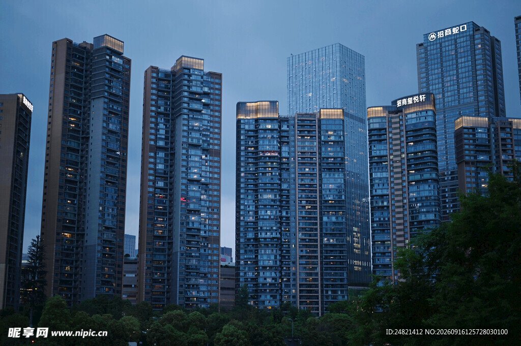 城市高楼景观
