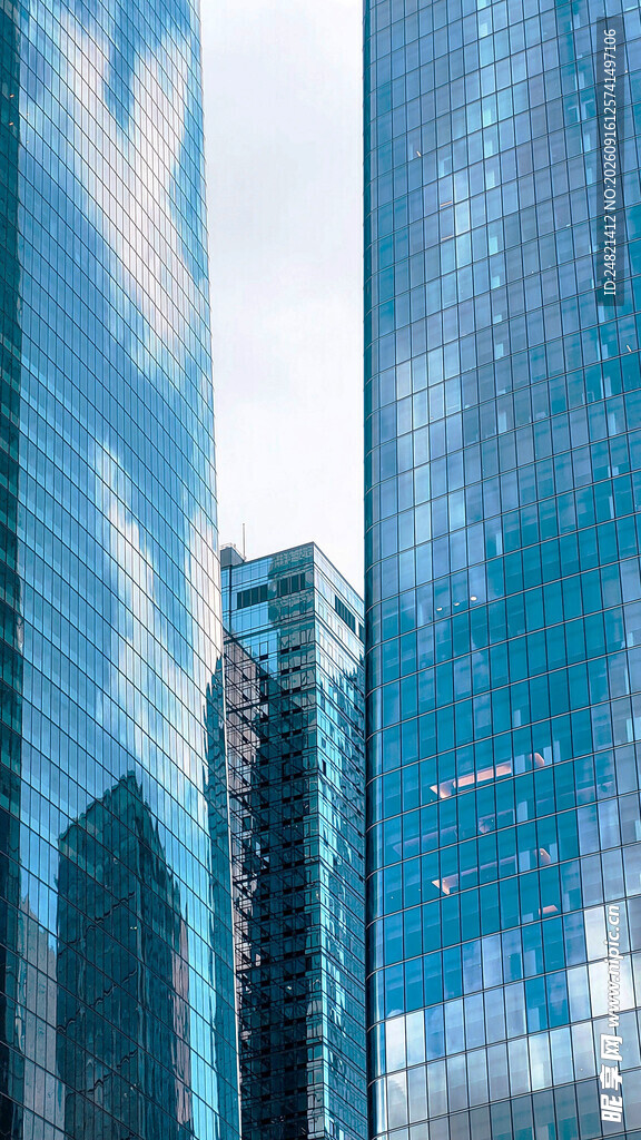 现代都市摩天大楼景观