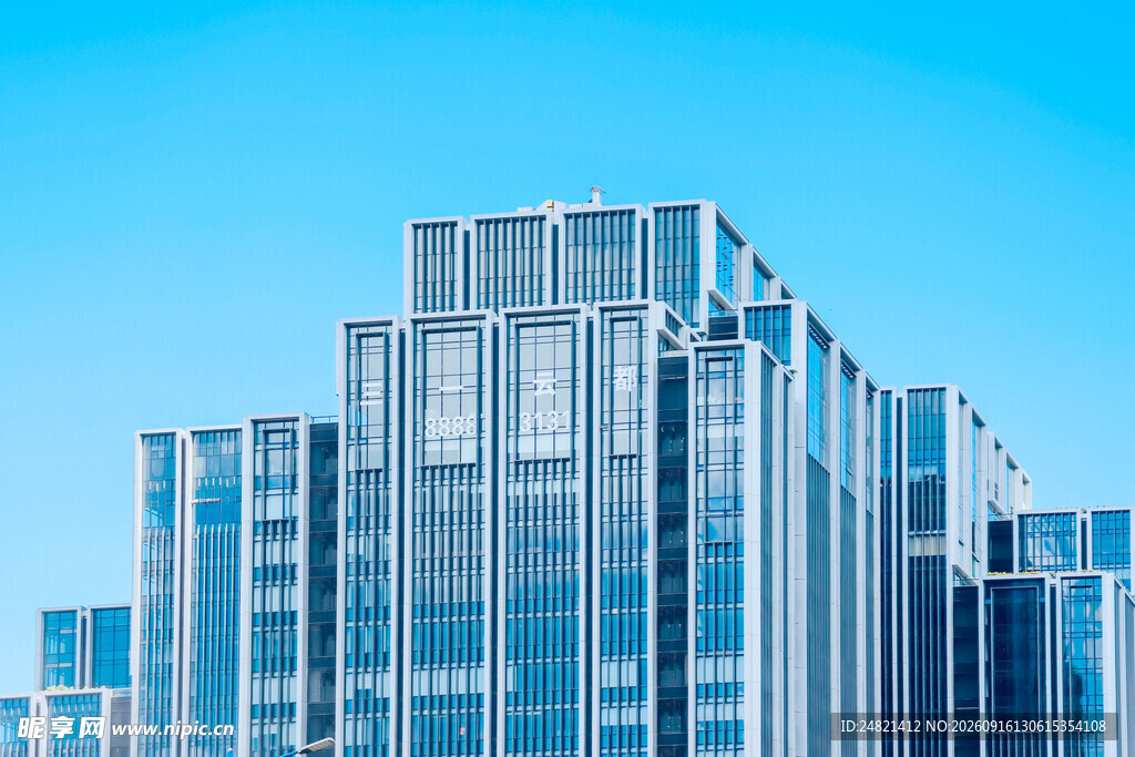 现代都市摩天大楼景观
