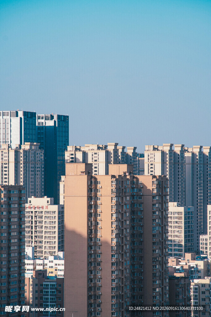城市高楼林立景观