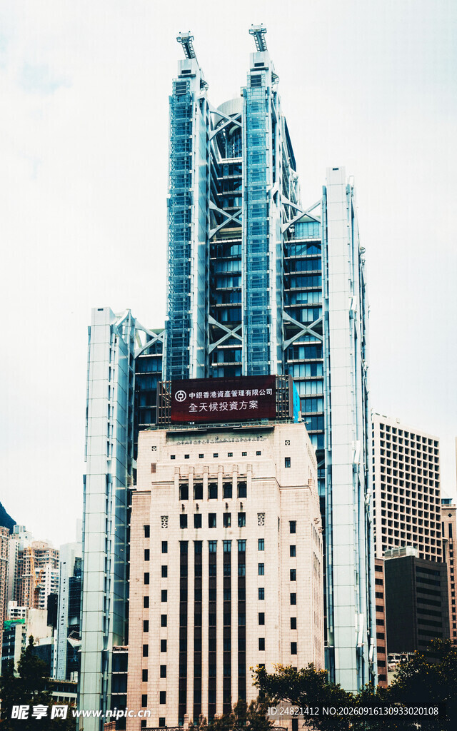 现代都市摩天大楼景观