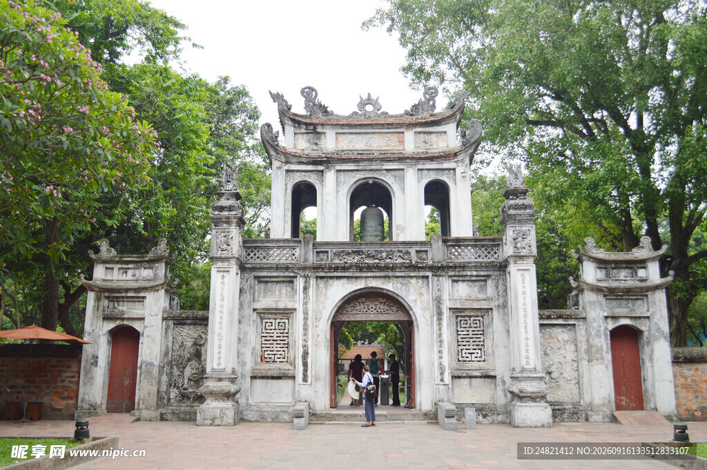 越南古典风格牌坊建筑