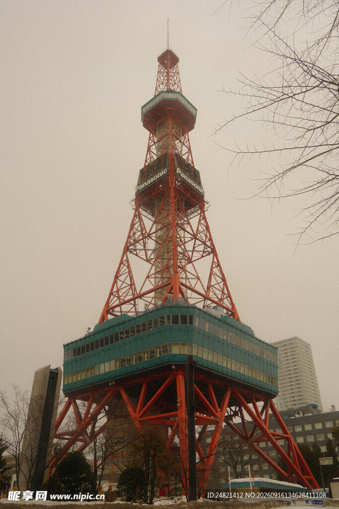 东京铁塔外观特写