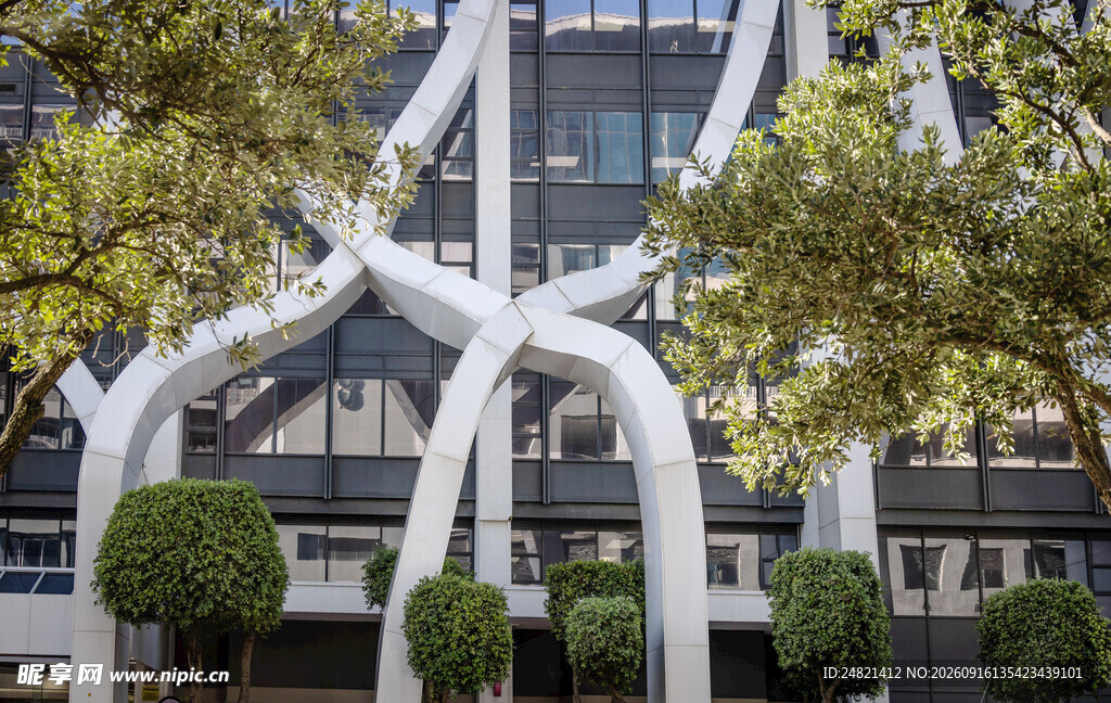 现代独特造型建筑外观