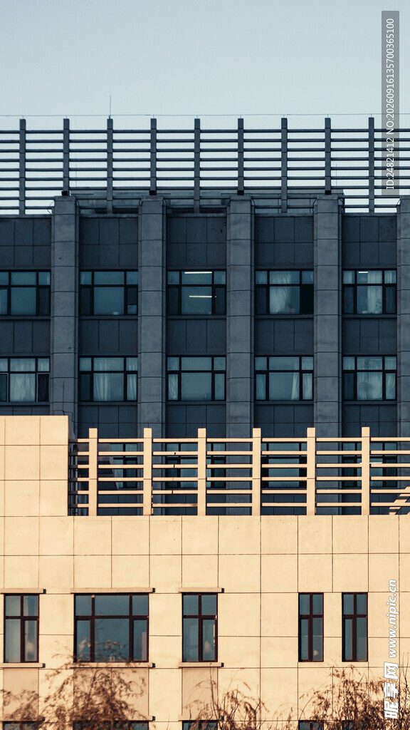 现代风格办公建筑外观