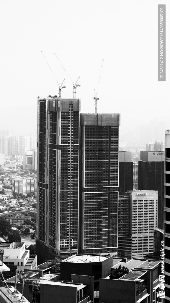 城市高楼建筑景观